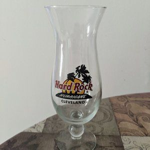 🍹Hard Rock Cafe Hurricane Glass (Cleveland) LIKE NEW 🍹